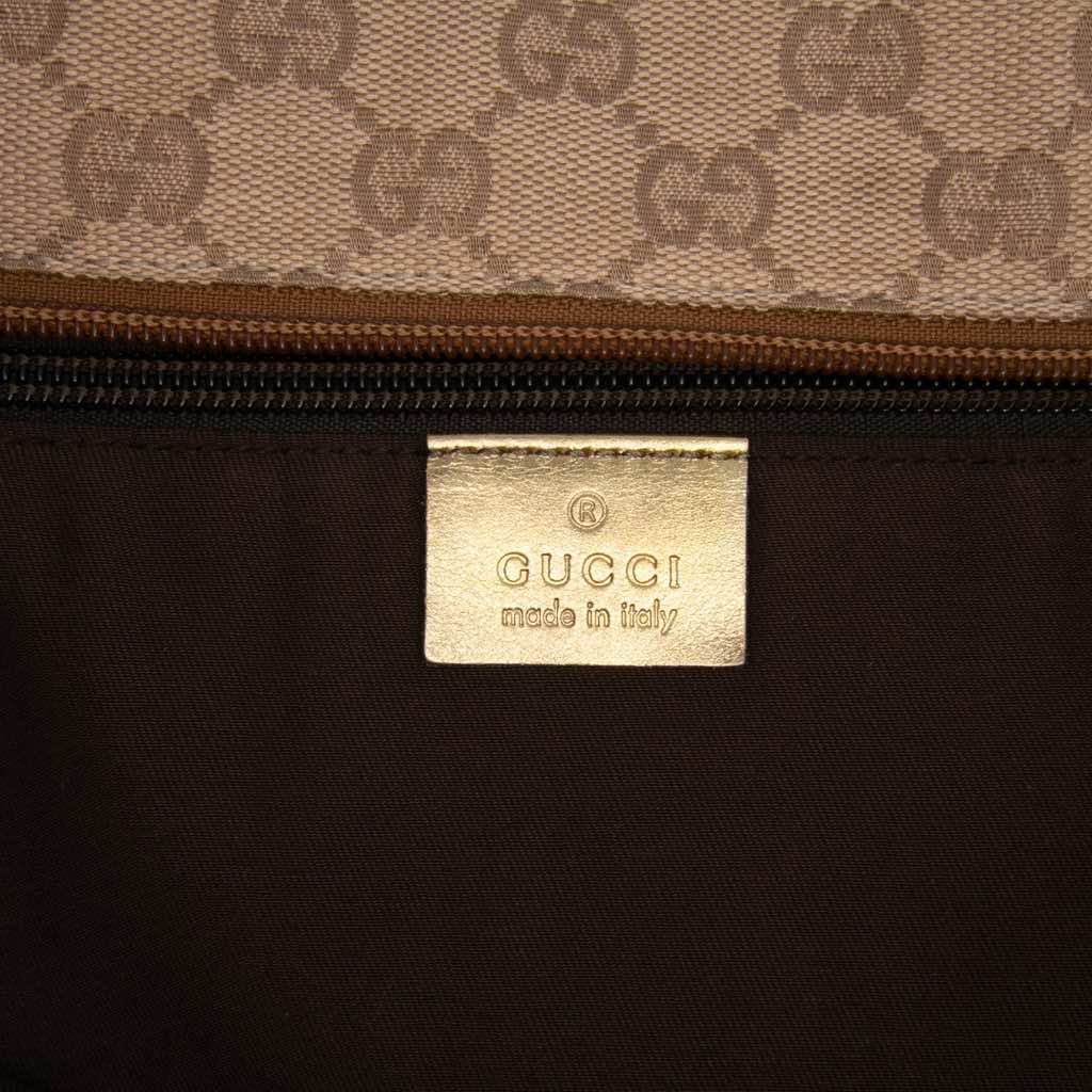 Gucci GG Canvas Web Tote - Side view