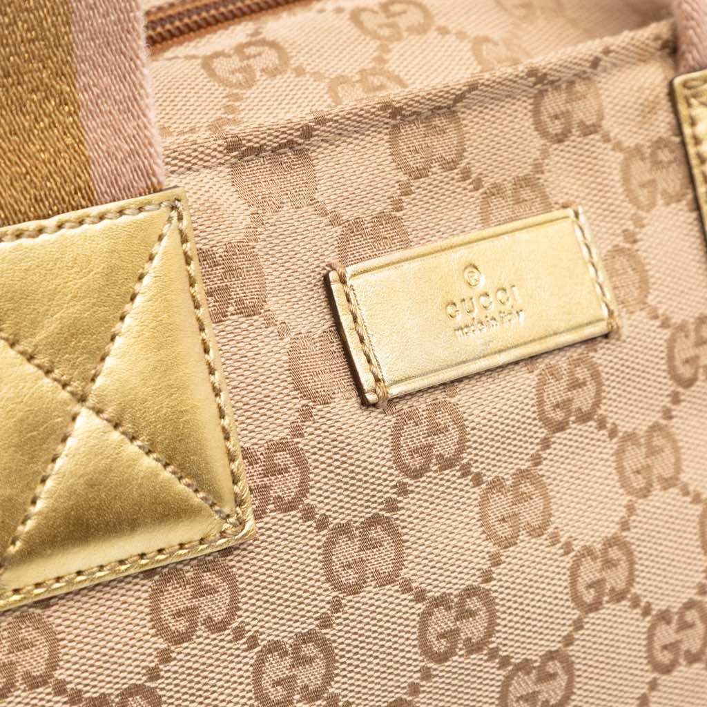 Gucci GG Canvas Web Tote - Image 10