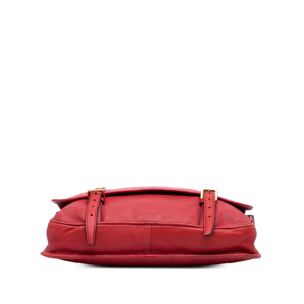 Loewe Leather Messenger Bag - 3