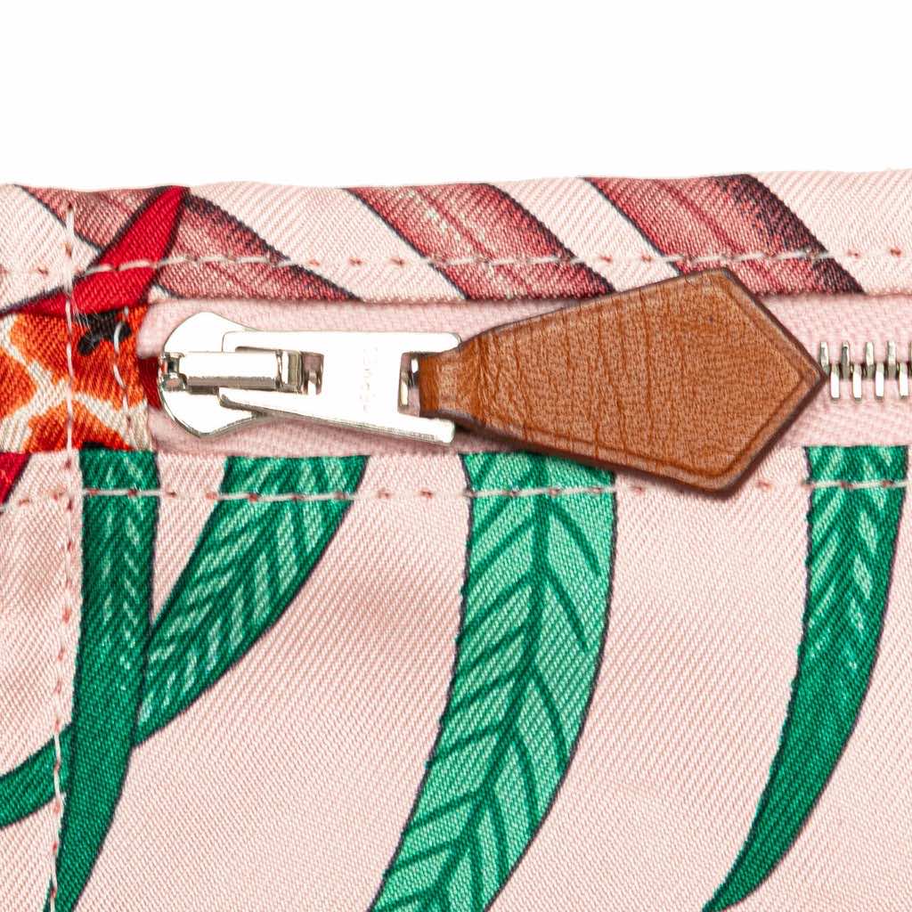 Hermès Silk La Marche Du Zambeze Silky City Pouch - Detail 2