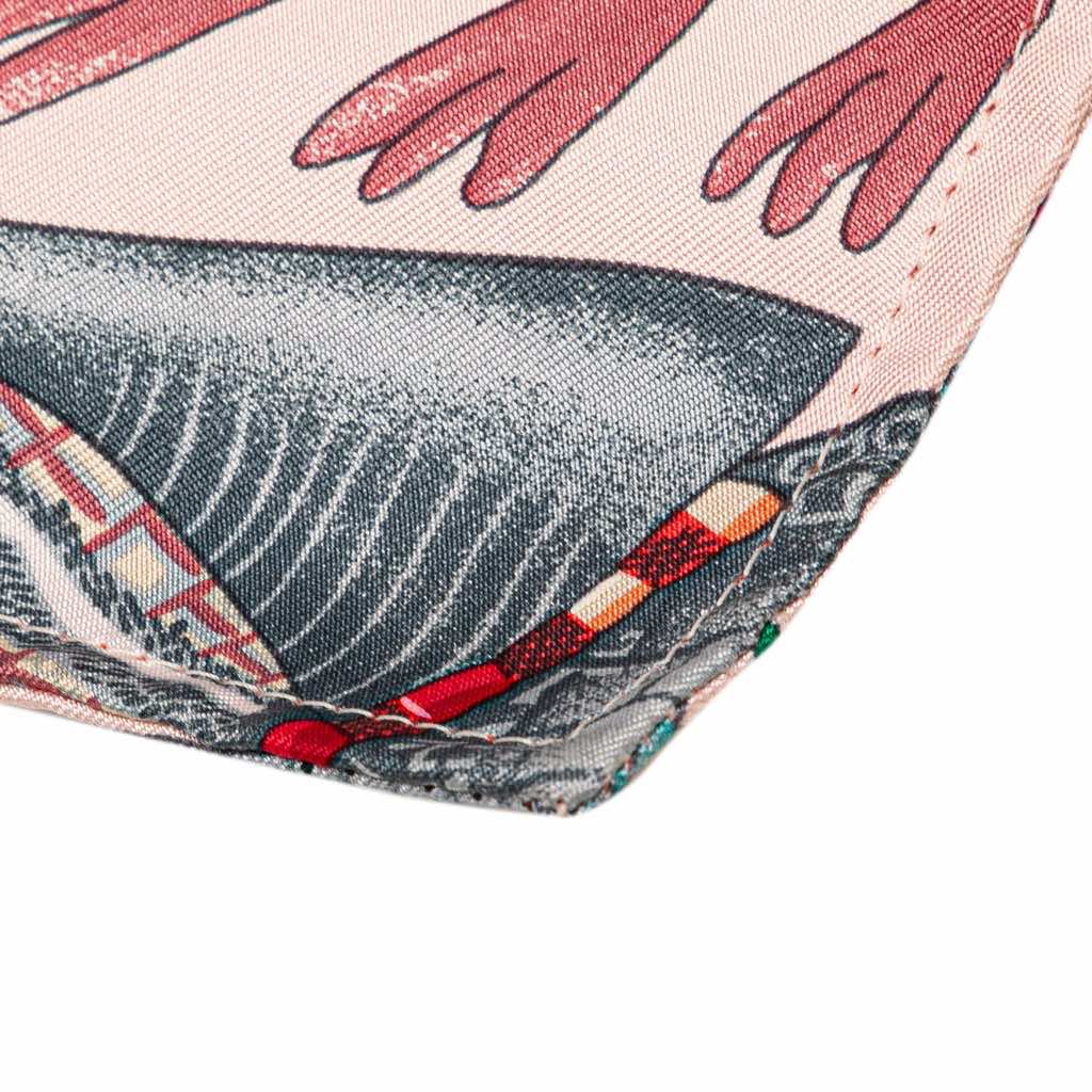 Hermès Silk La Marche Du Zambeze Silky City Pouch - Image 11