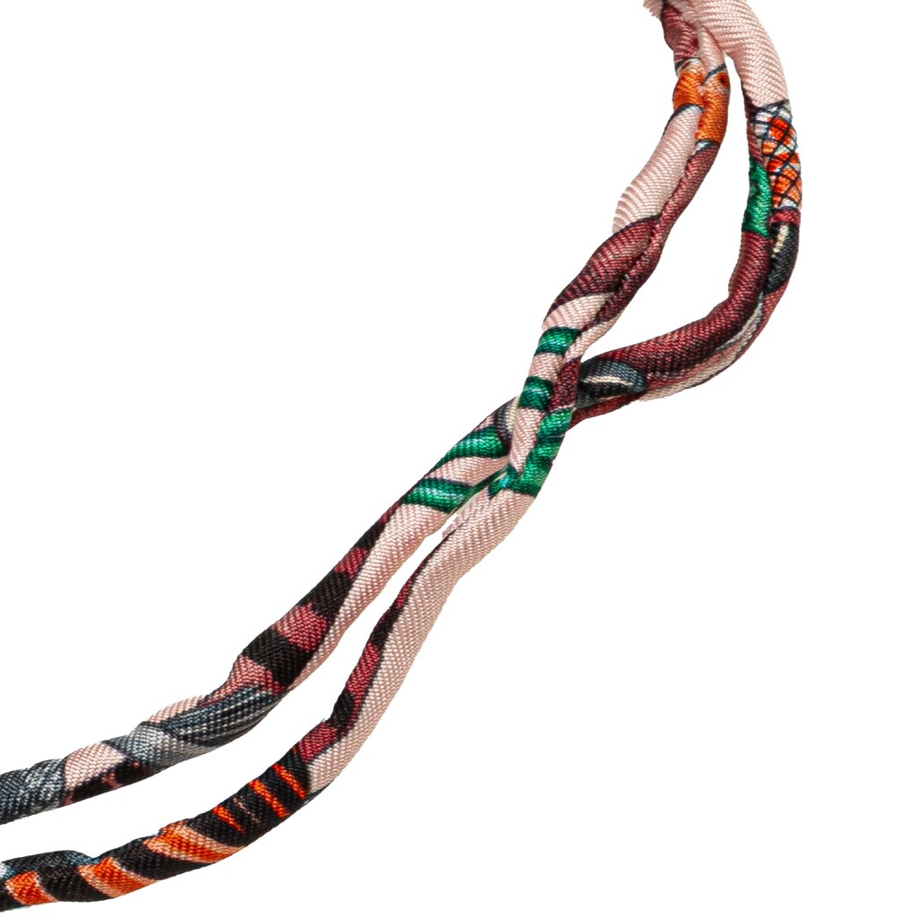 Hermès Silk La Marche Du Zambeze Silky City Pouch - Image 12