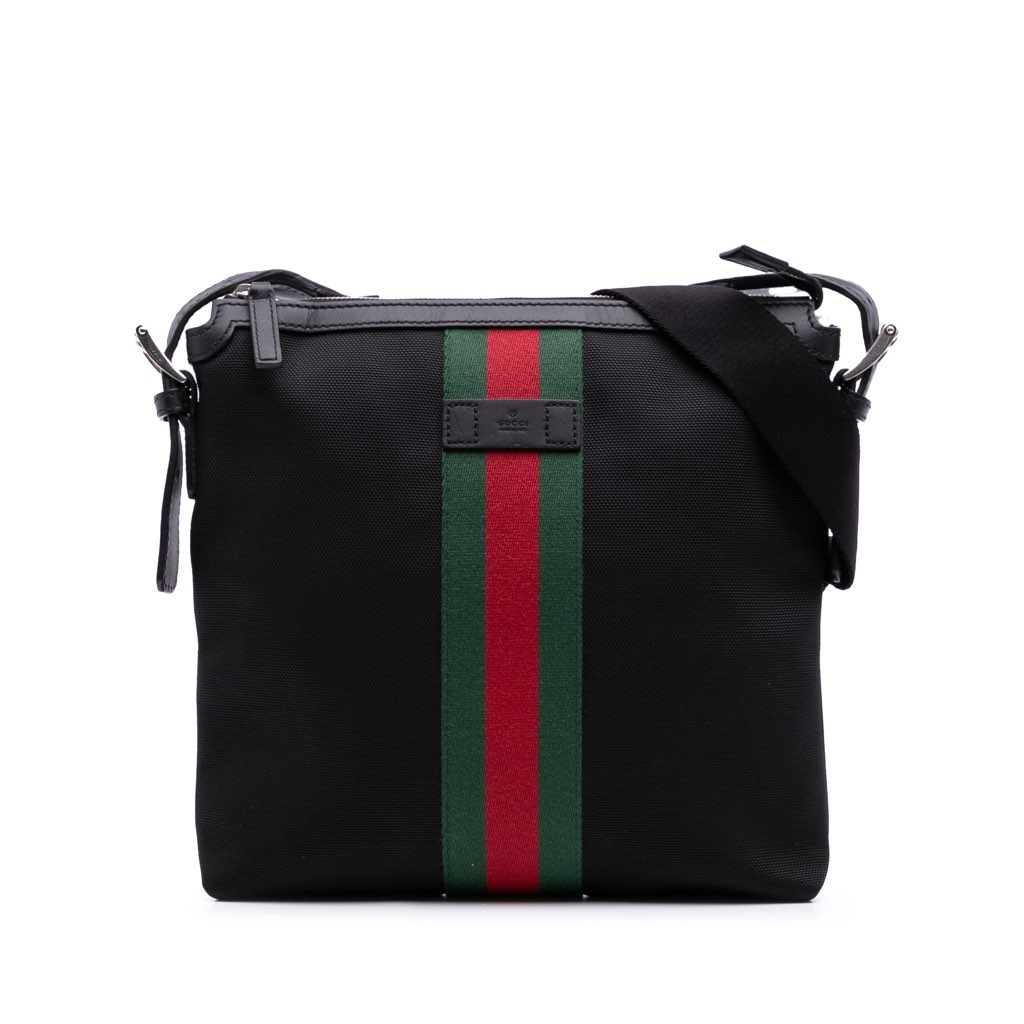 Gucci GG Techno Canvas Web Messenger Bag