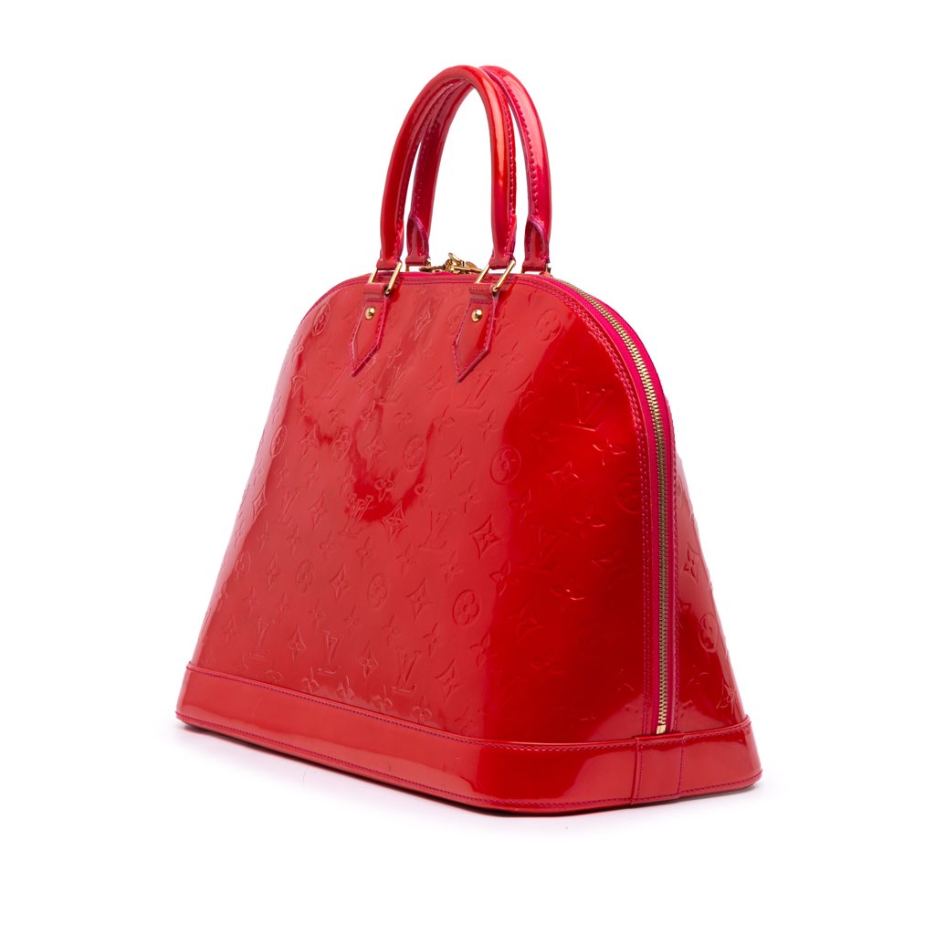Louis Vuitton Monogram Vernis Alma PM - Back view