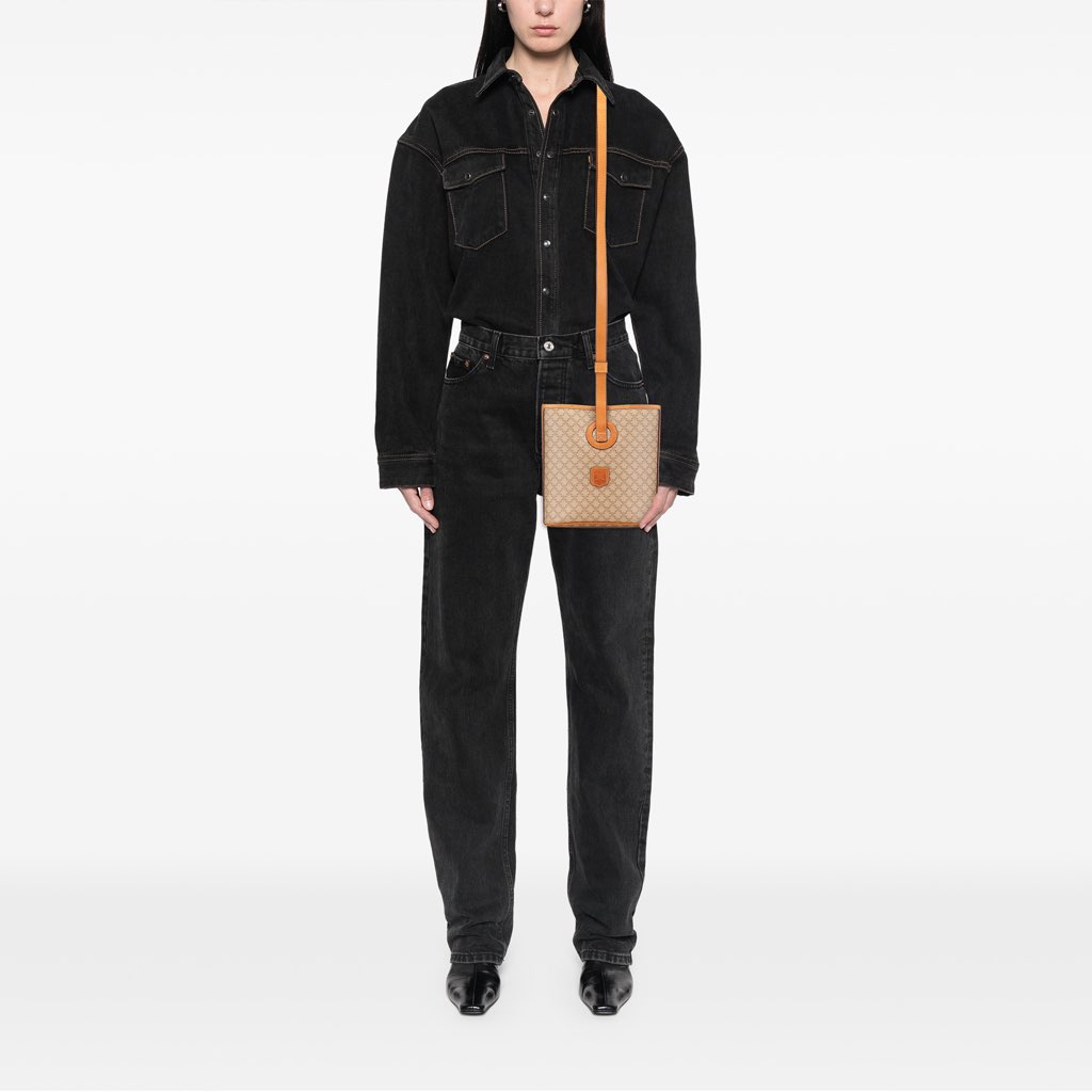 Celine Macadam Coated Canvas Crossbody - Image 12