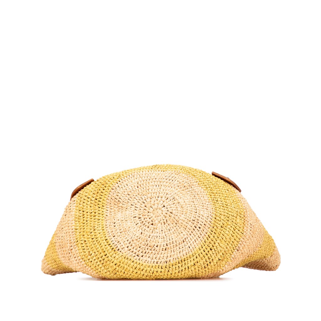 Balenciaga Raffia Motocross Classic Panier Basket Tote - Image 6