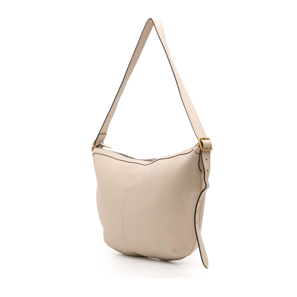 Gucci Leather Logo Half Moon Crossbody - 2