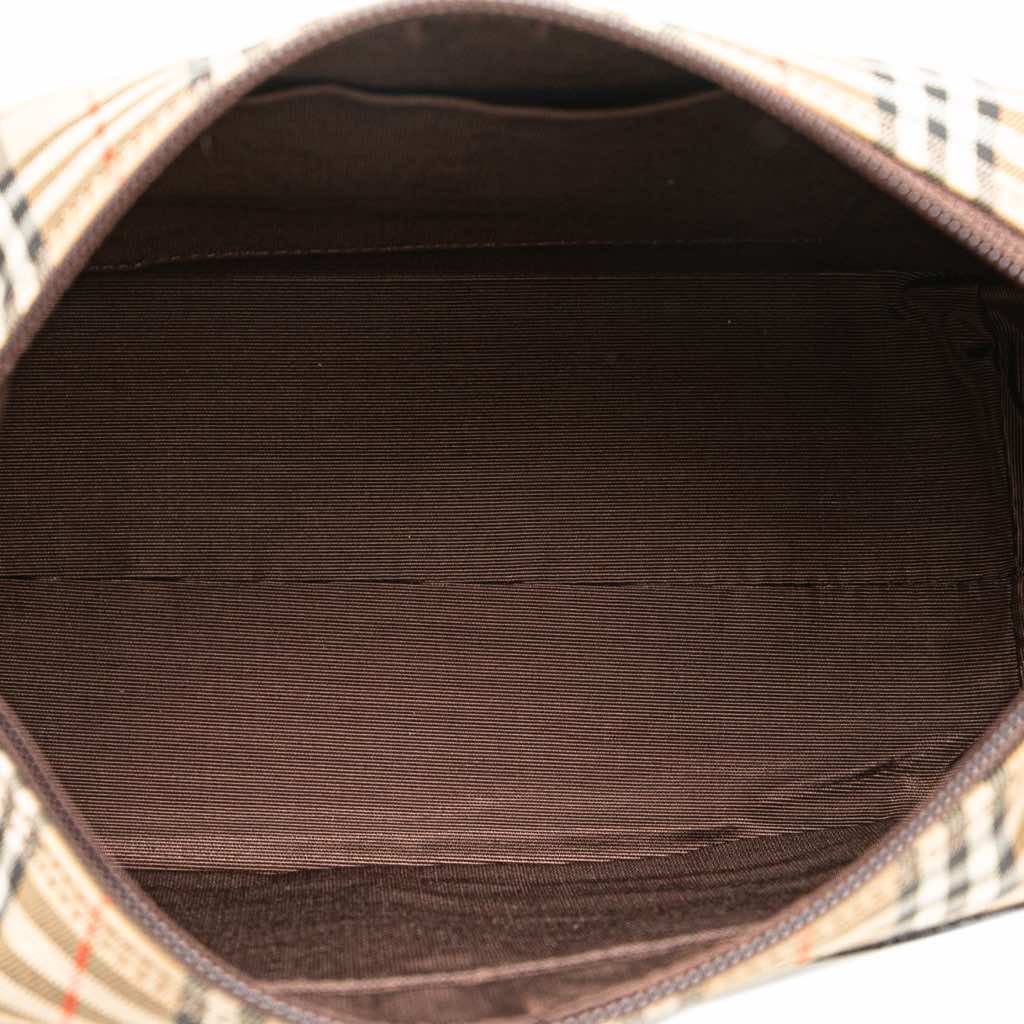 Burberry Haymarket Check Canvas Shoulder Bag - 4