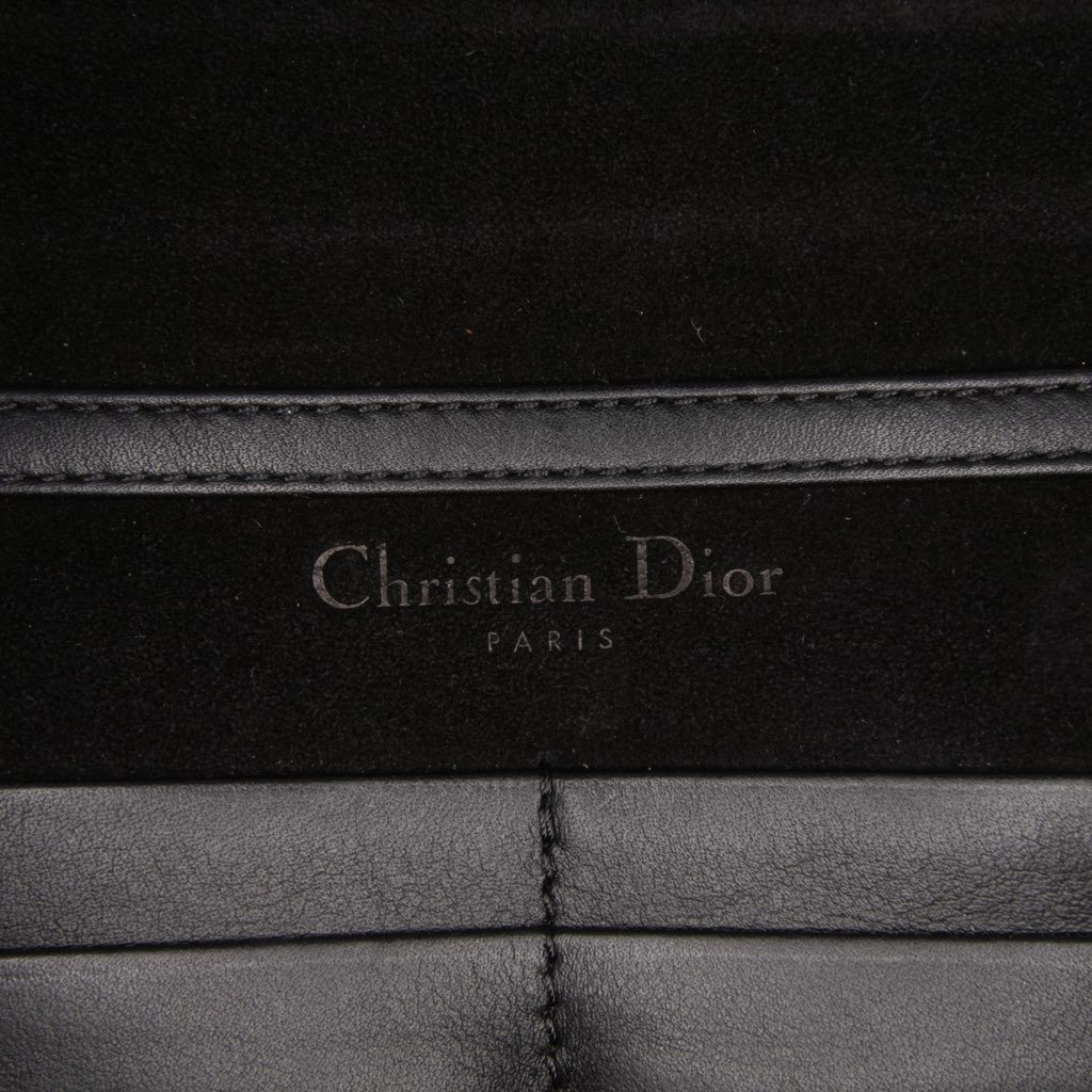 Dior Calfskin Embossed Stars Wallet on Chain - 5