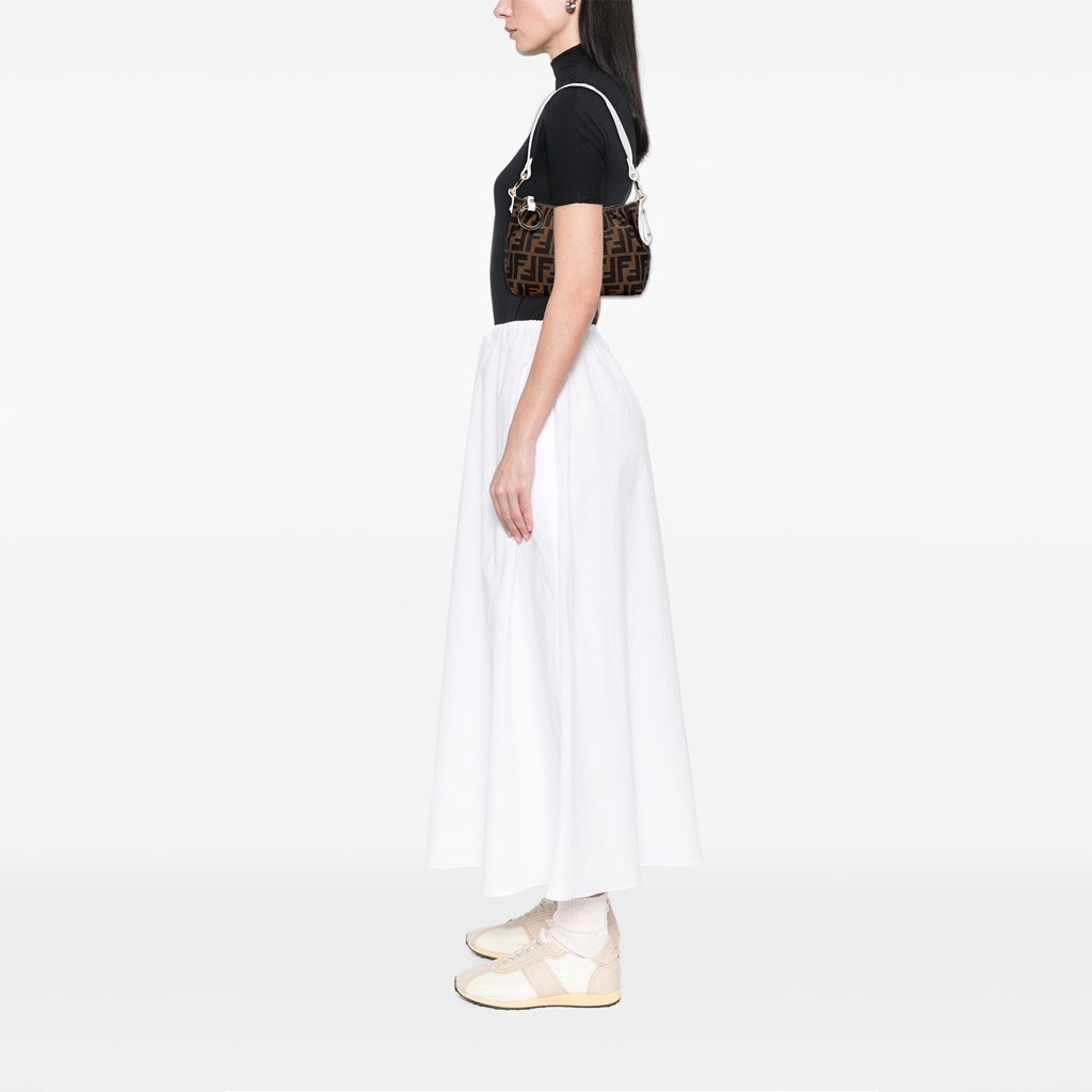 Fendi Zucca Canvas Shoulder Bag - Image 13