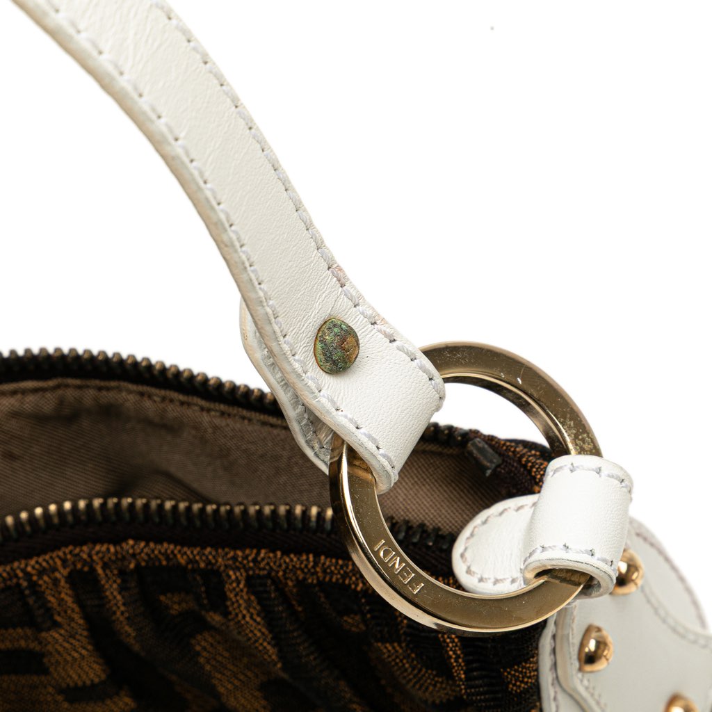 Fendi Zucca Canvas Shoulder Bag - Image 10