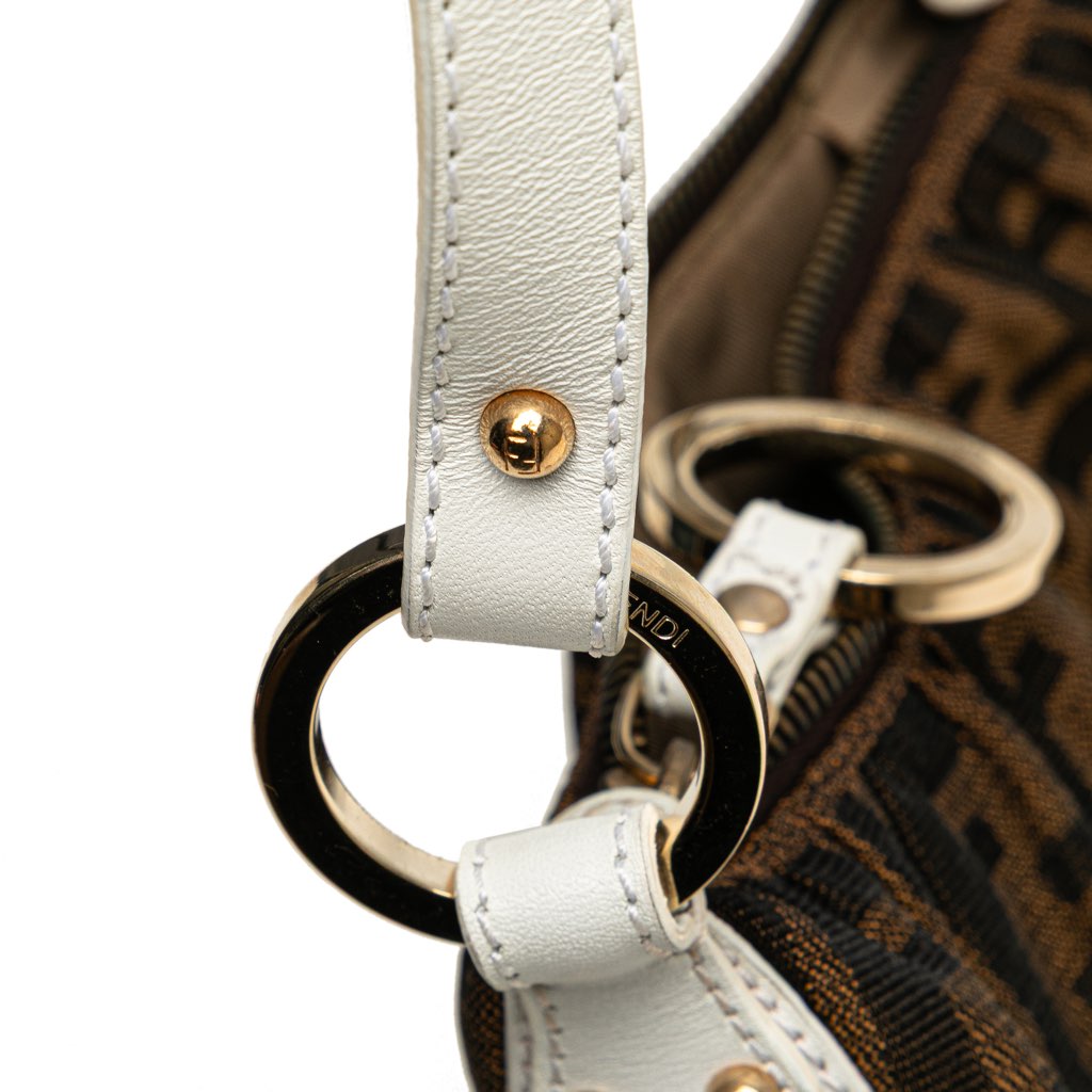 Fendi Zucca Canvas Shoulder Bag - Image 11