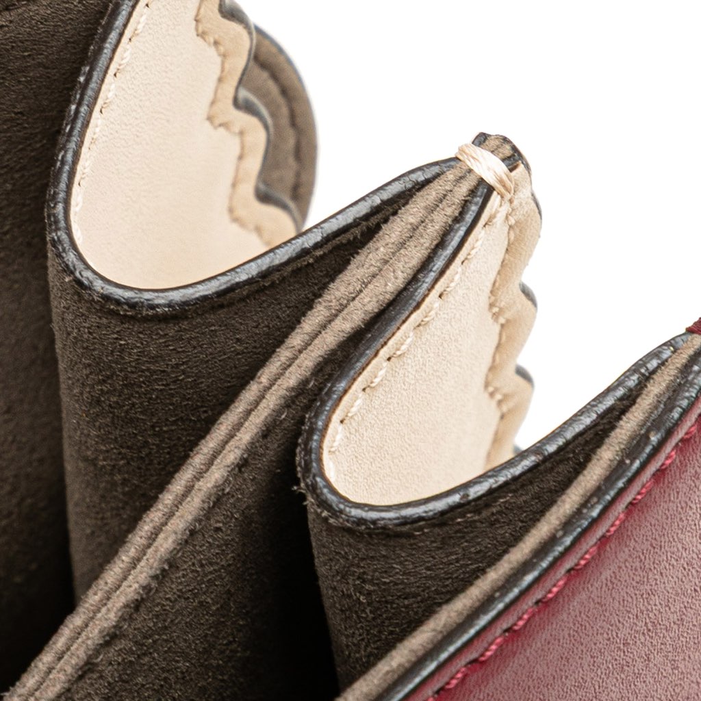 Fendi Medium Vitello Liberty Lucido Flowers and Bows Scalloped Studded Kan I Satchel - Image 13