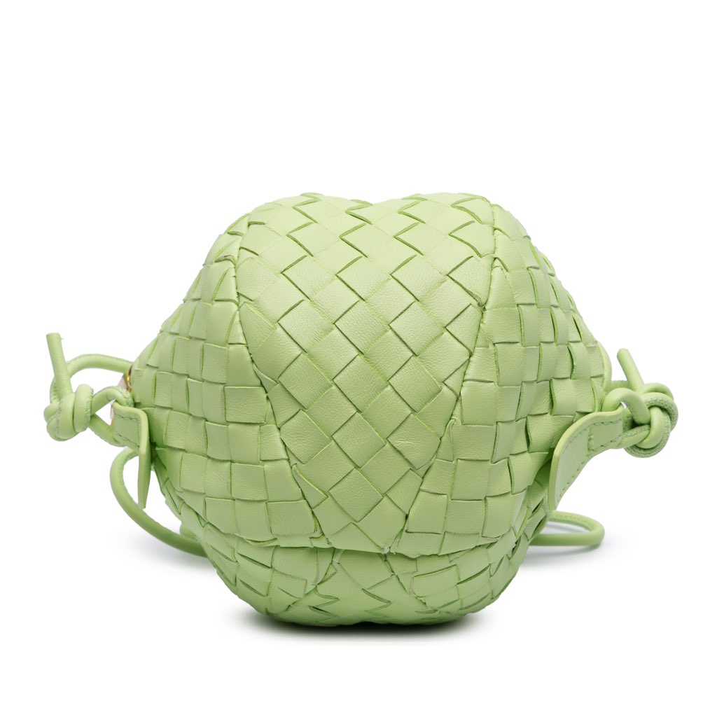 Bottega Veneta Mini Lambskin Intrecciato Mava Crossbody - 3