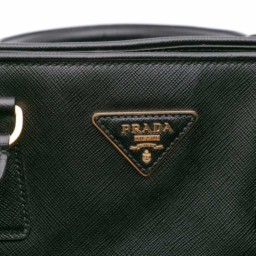 Prada Large Saffiano Lux Open Promenade Satchel - 5