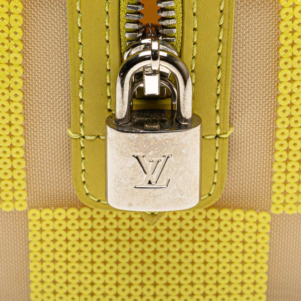 Louis Vuitton Damier Optic Mesh Sequins Cube Speedy - Detail 2