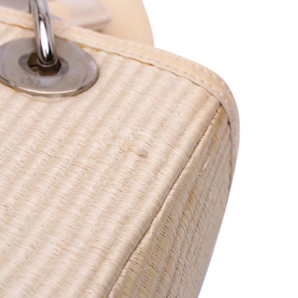 Dior Medium Raffia Lady Dior - Image 13