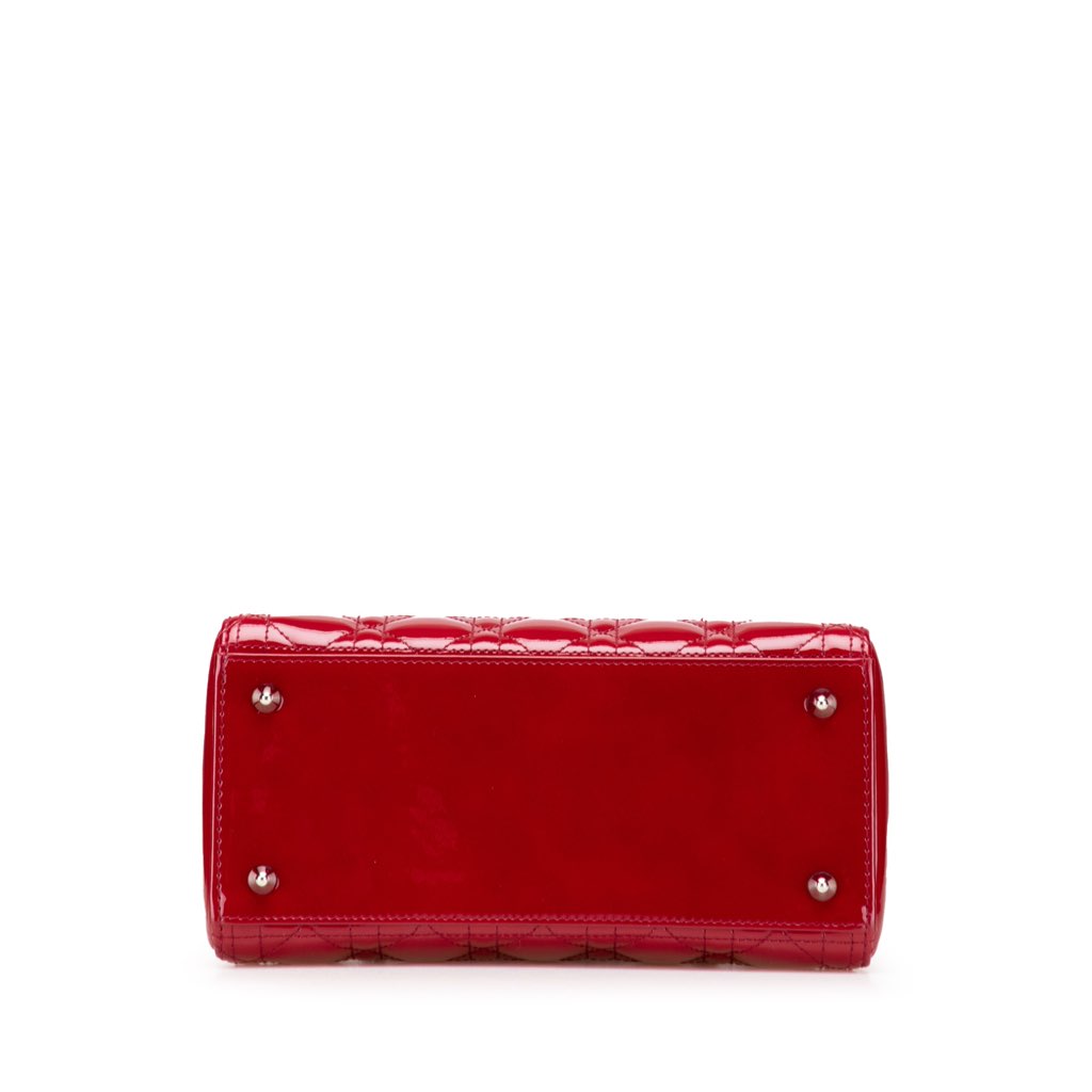 Dior Medium Patent Cannage Lady Dior - 3