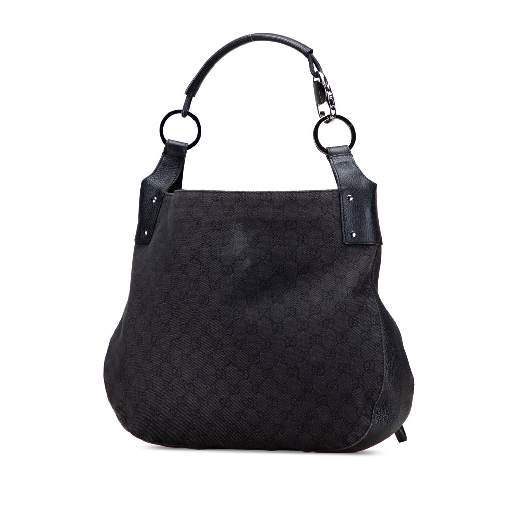 Gucci Large GG Denim Hobo - 2