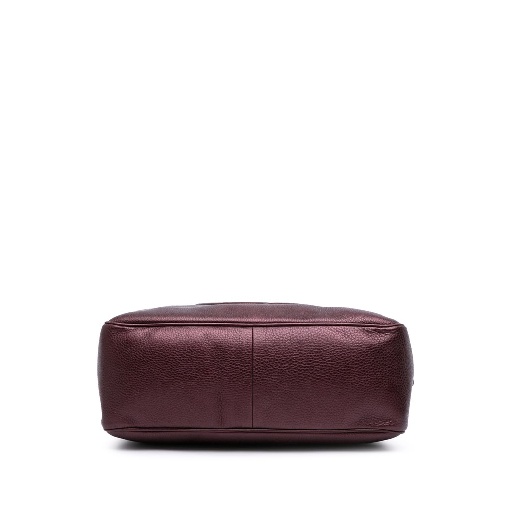 Gucci Metallic Leather Soho Chain Shoulder - 3