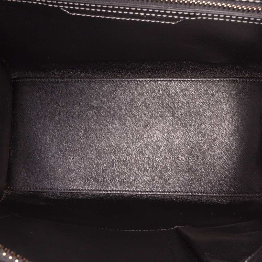 Celine Micro Tricolor Leather Luggage Tote - 4