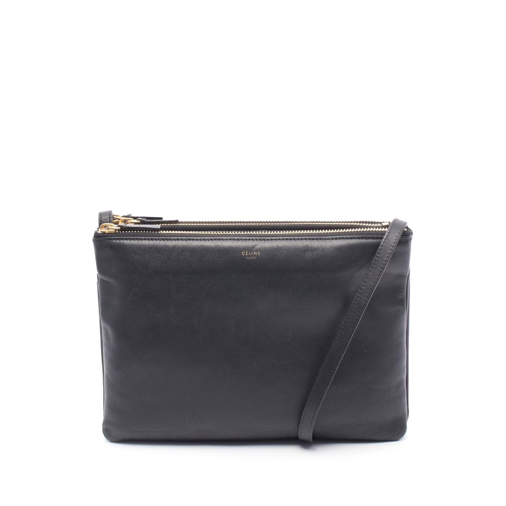 Celine Large Lambskin Trio Crossbody