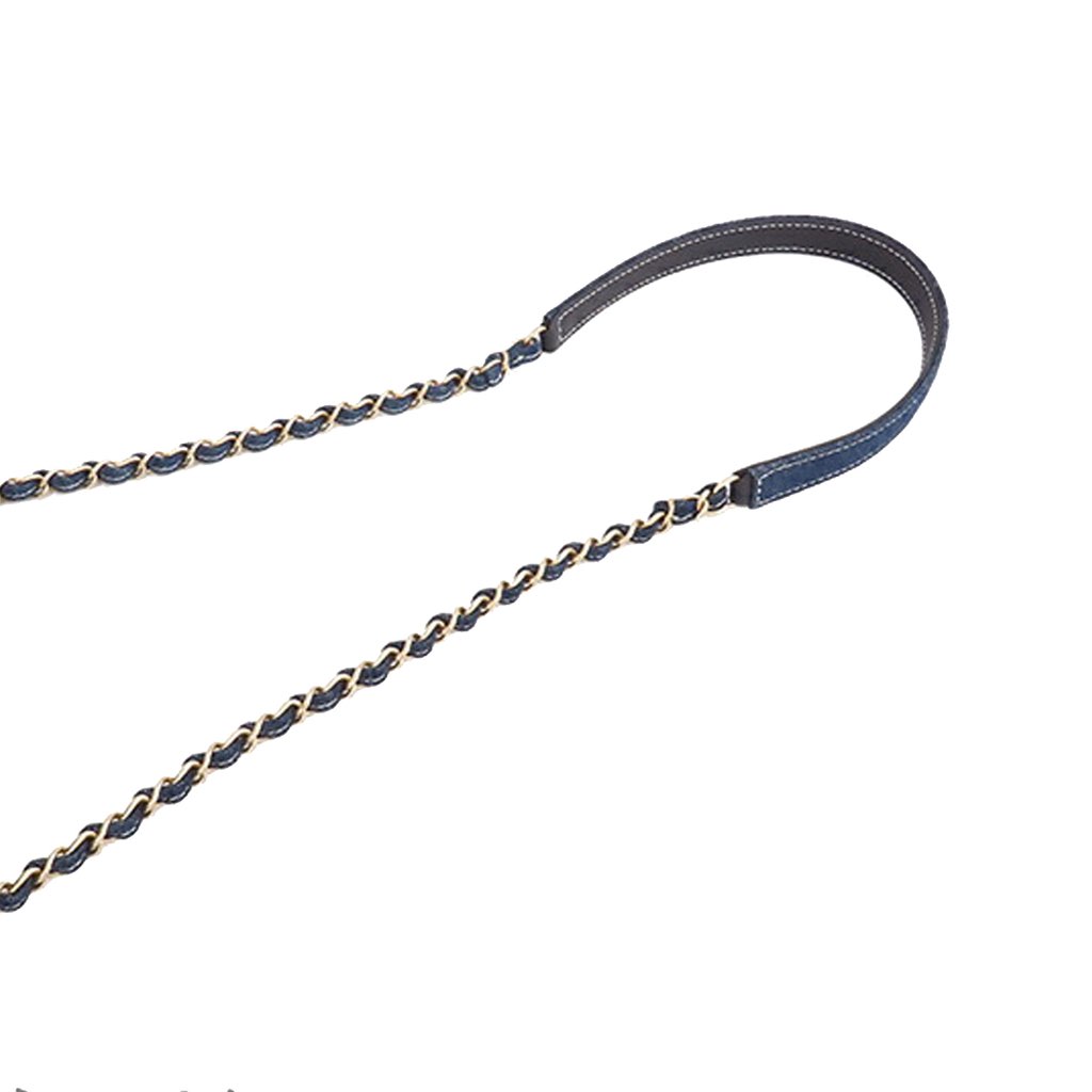 Chanel CC Quilted Denim Vanity Bag - Image 14