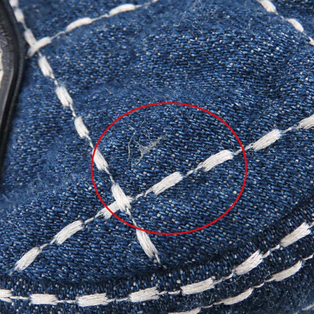 Chanel CC Quilted Denim Vanity Bag - Image 10