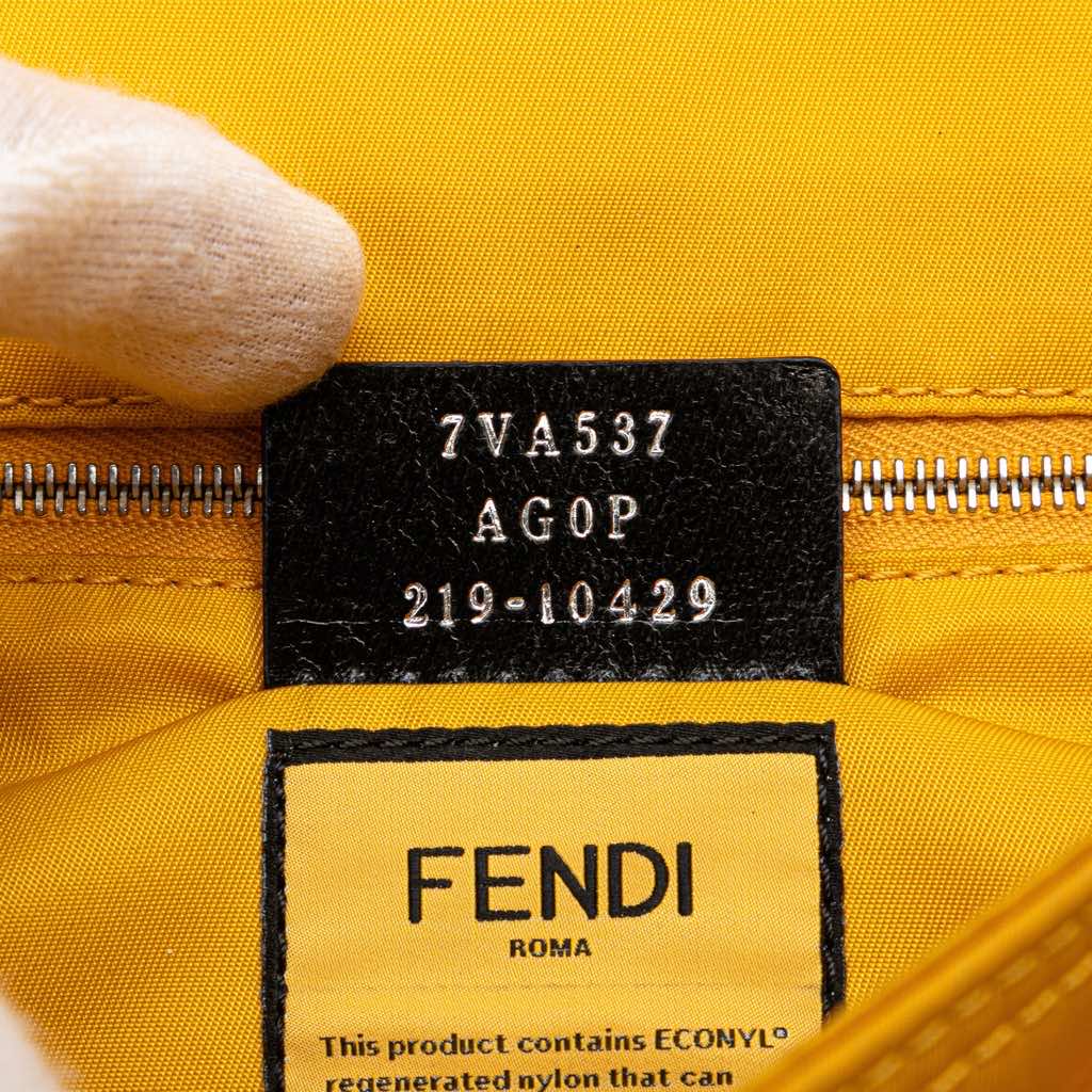 Fendi Medium Econyl Nylon Baguette Crossbody - Detail 1