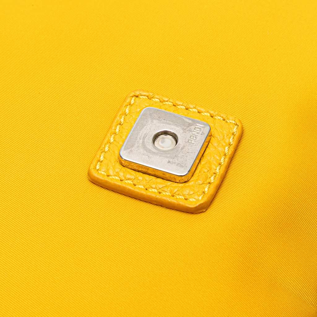 Fendi Medium Econyl Nylon Baguette Crossbody - Image 10