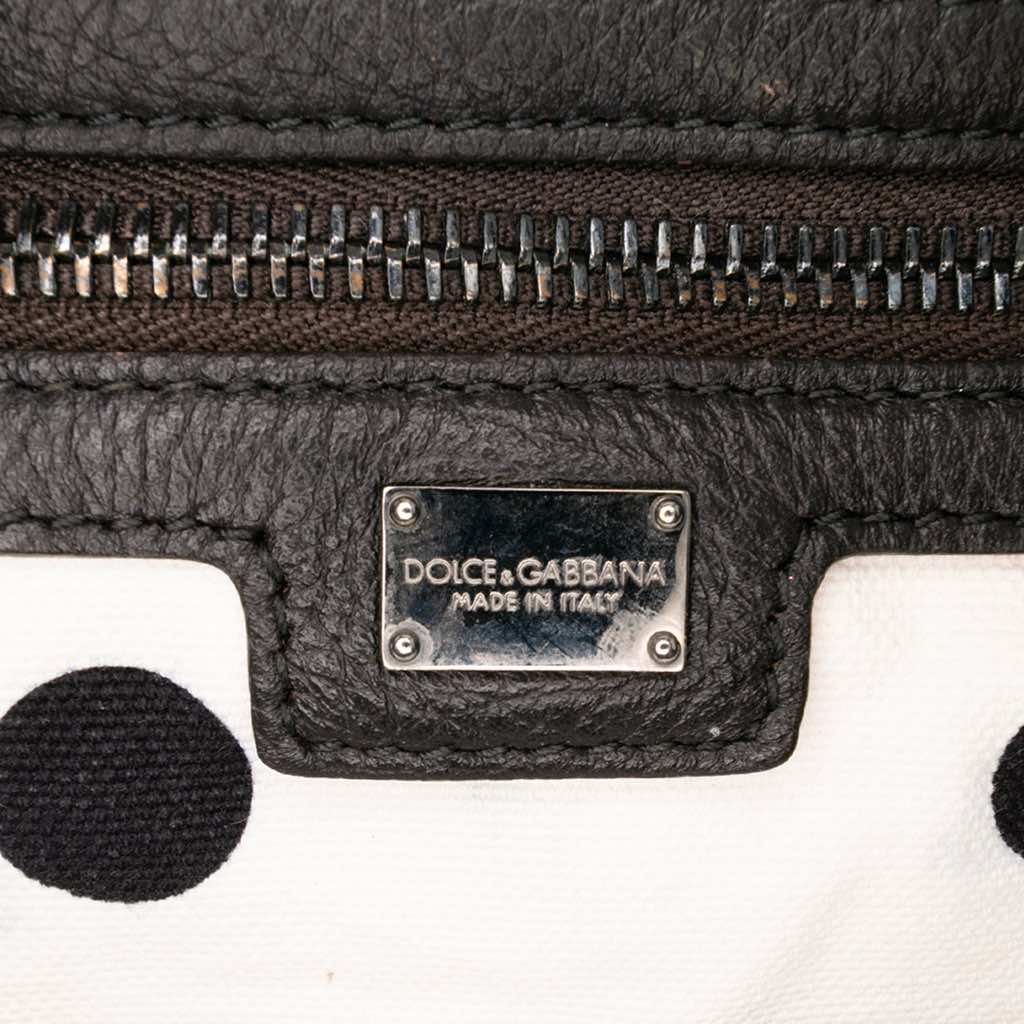 Dolce & Gabbana Canvas Family Beach Print Tote - Side view