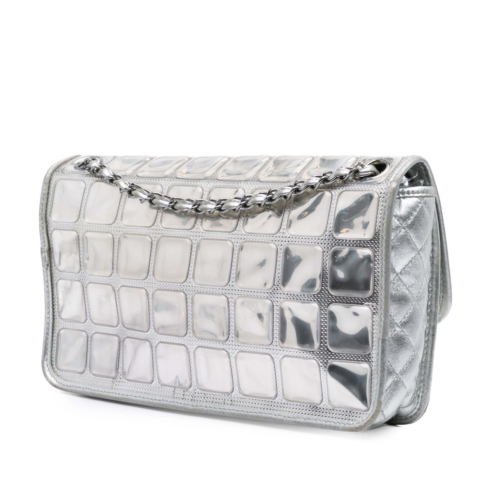Chanel Vinyl Ice Cube Flap - Back view