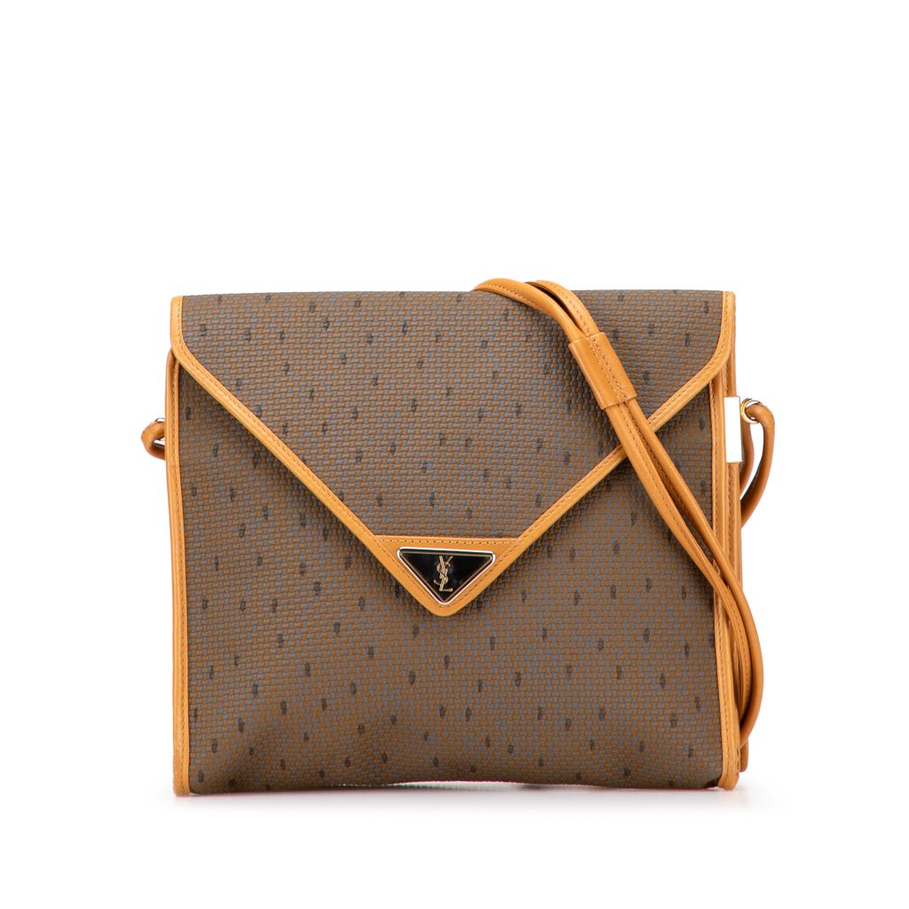 Yves Saint Laurent PVC Flap Crossbody