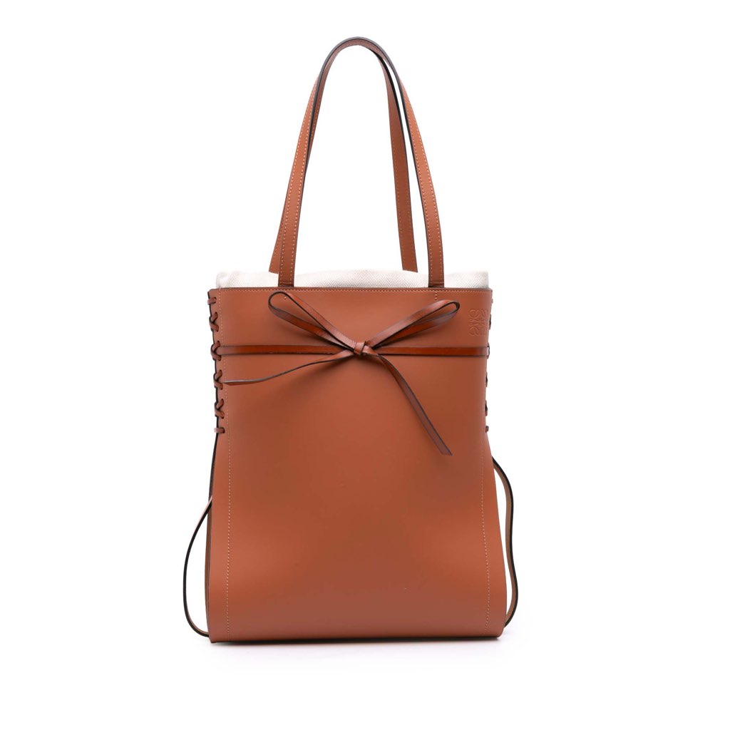 Loewe Leather Ikebana Tote