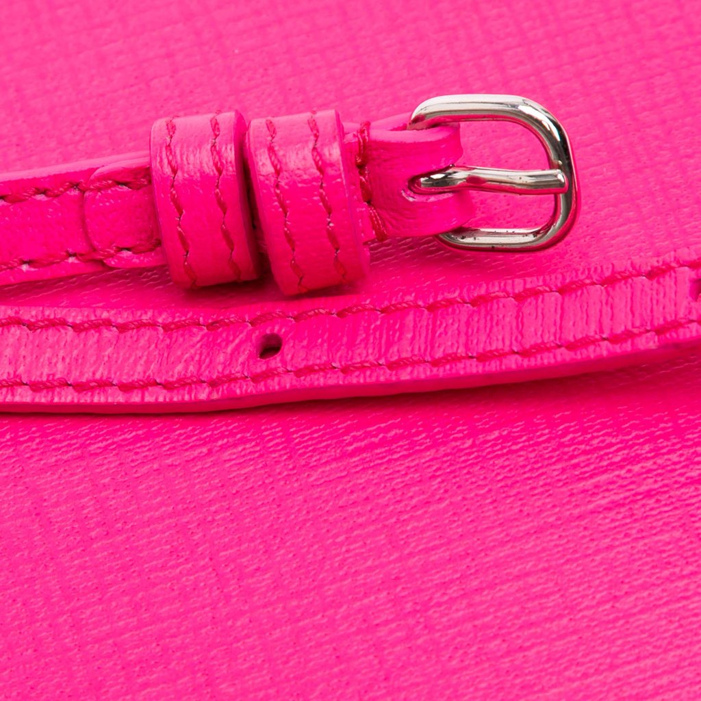 Balenciaga Mini Calfskin Logo Shopping Phone Holder - Image 11