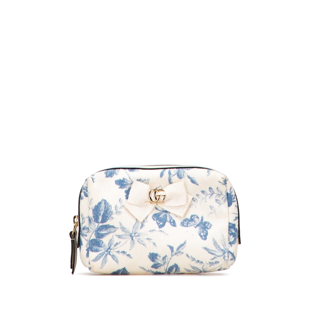 Gucci GG Marmont Canvas Herbarium Pouch