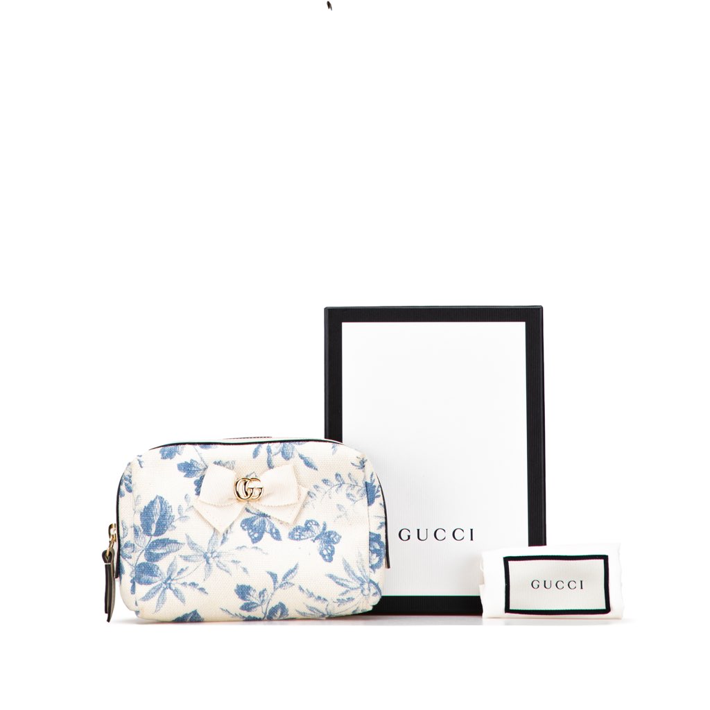 Gucci GG Marmont Canvas Herbarium Pouch - Image 14