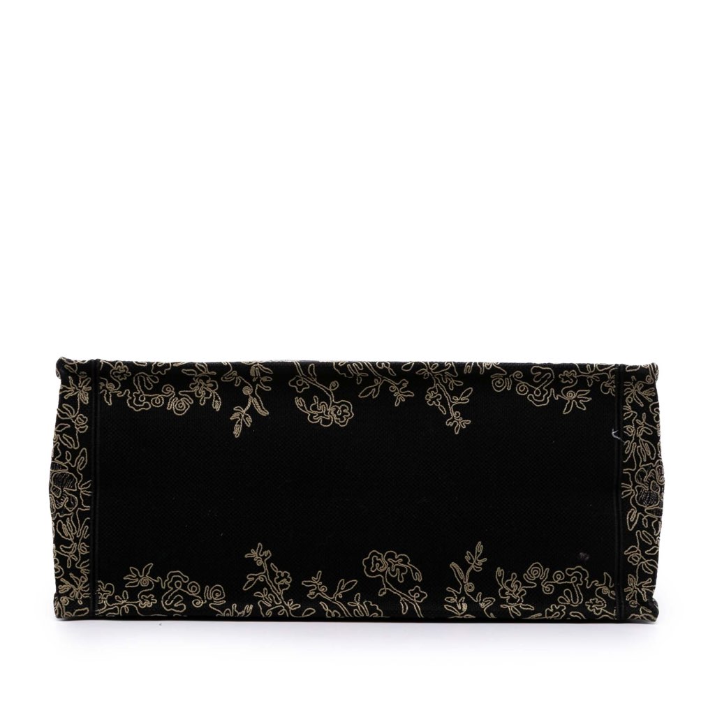 Dior Large Canvas Embroidered Jardin d'Hiver Book Tote - Image 6