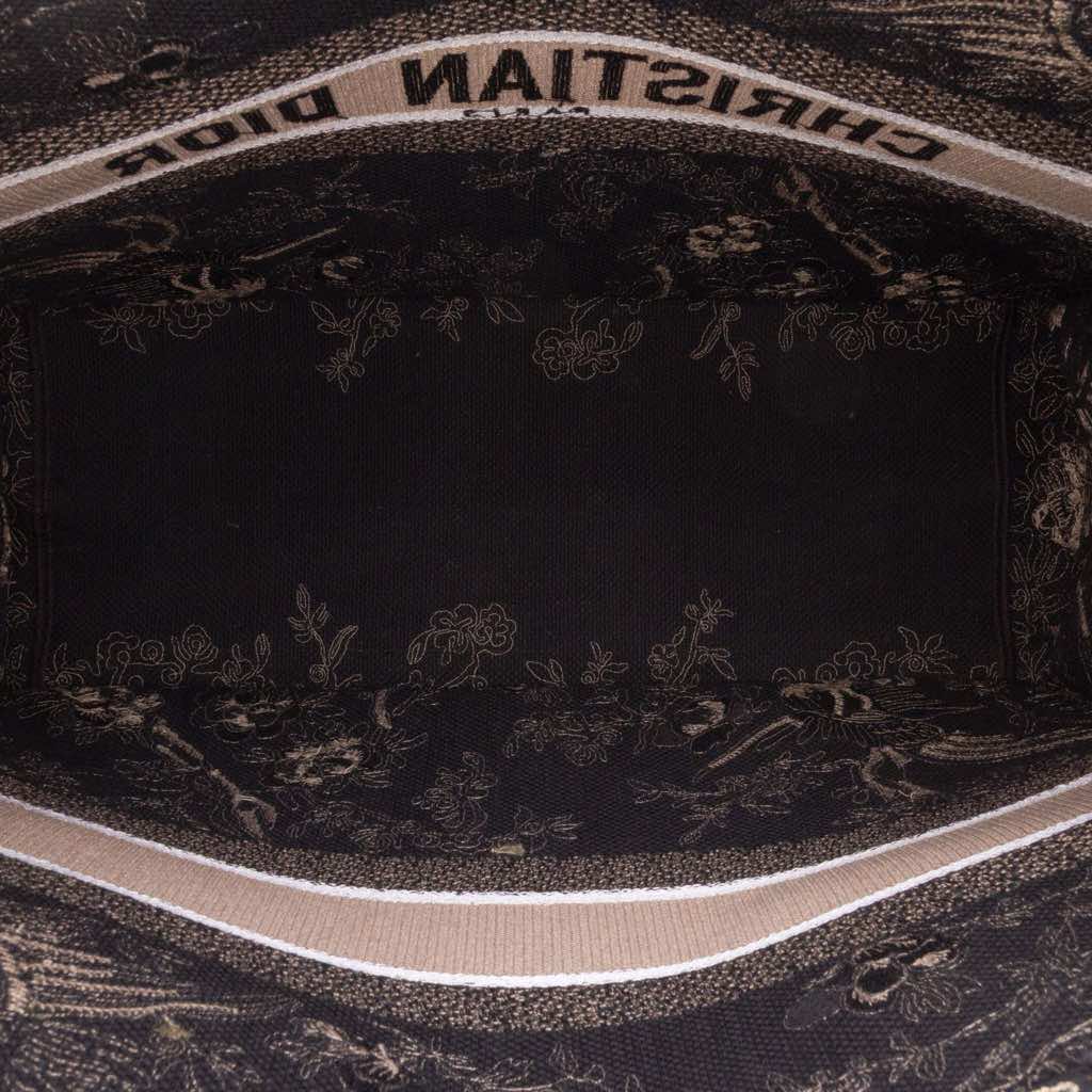 Dior Large Canvas Embroidered Jardin d'Hiver Book Tote - 4