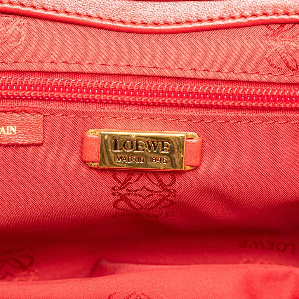 Loewe Leather Anagram Frame Handbag - Side view