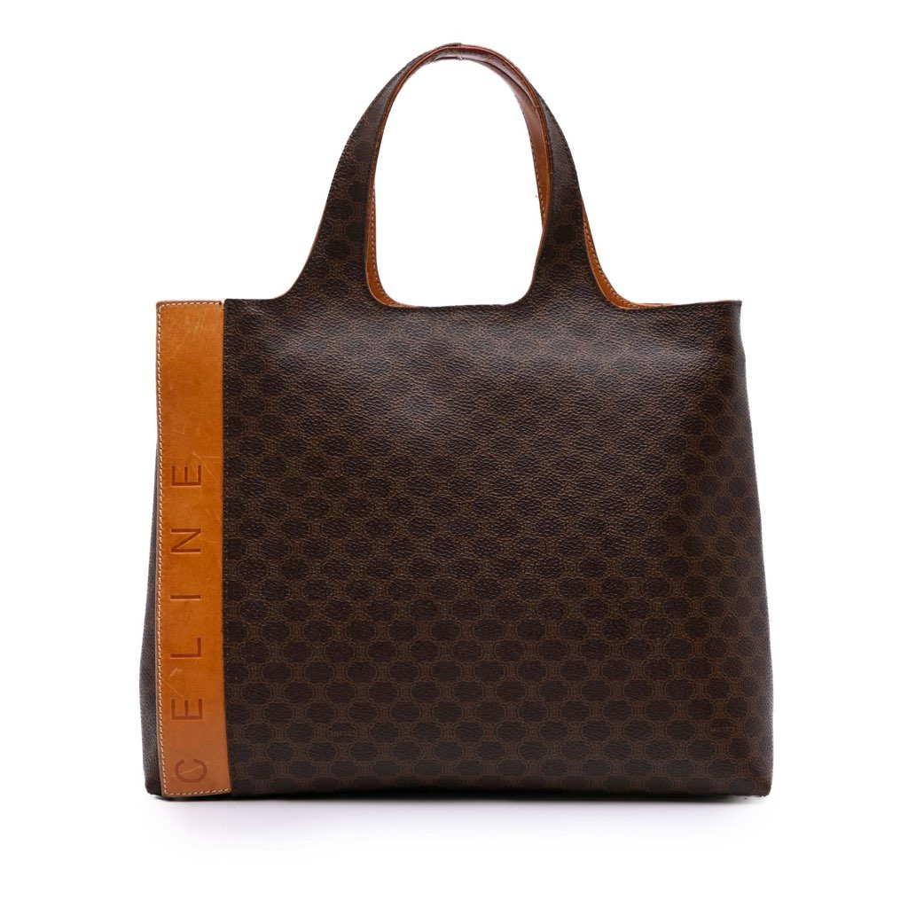 Celine Macadam Coated Canvas Tote