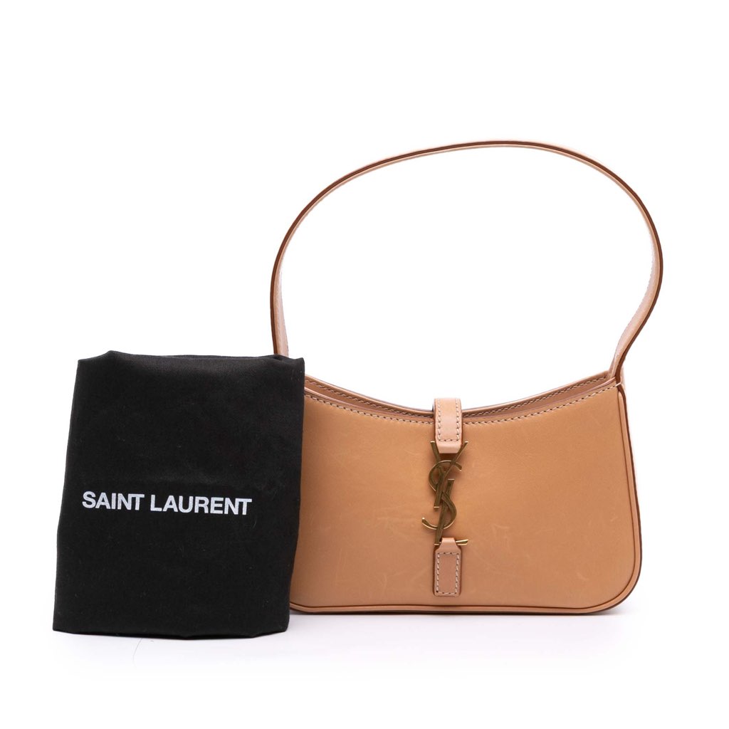 Saint Laurent Mini Smooth Calfskin Le 5 a 7 Hobo - Image 12