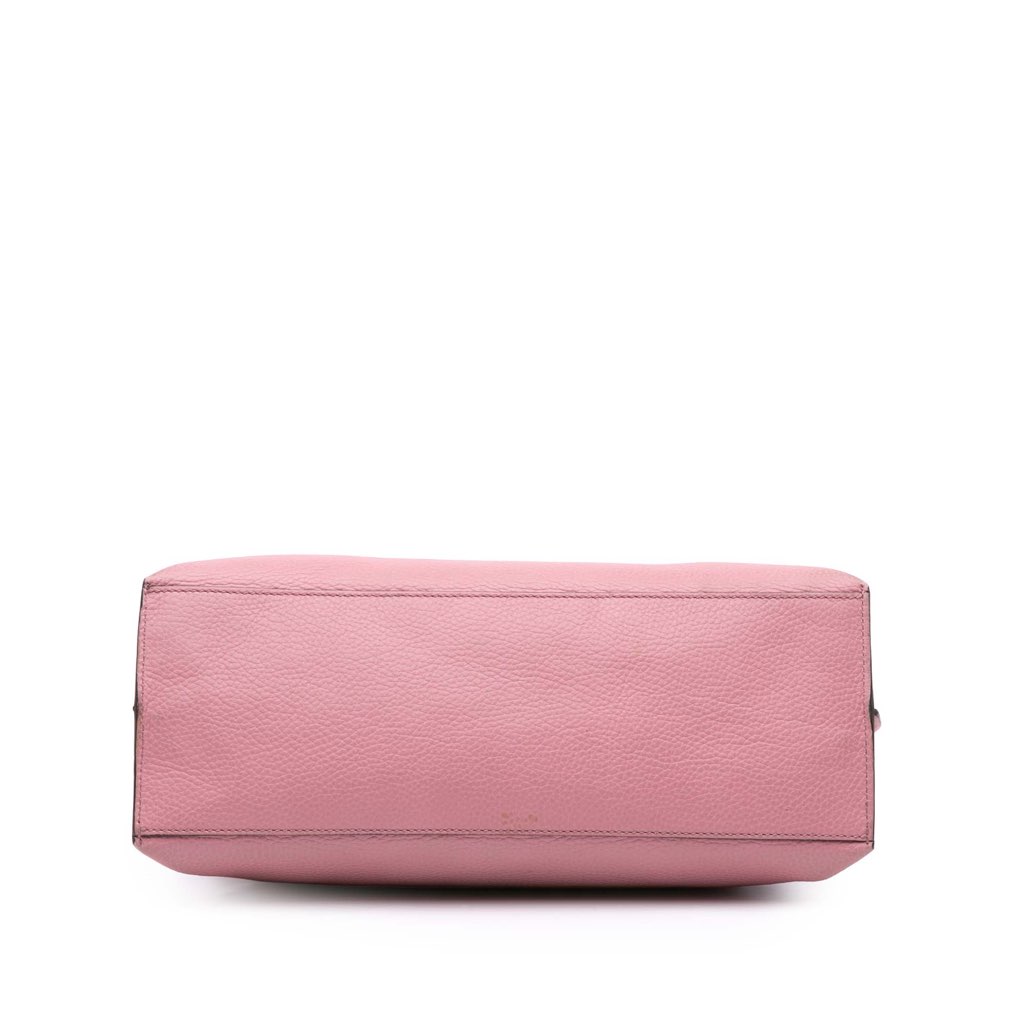 Gucci Medium Leather Bamboo Daily Satchel - Image 6