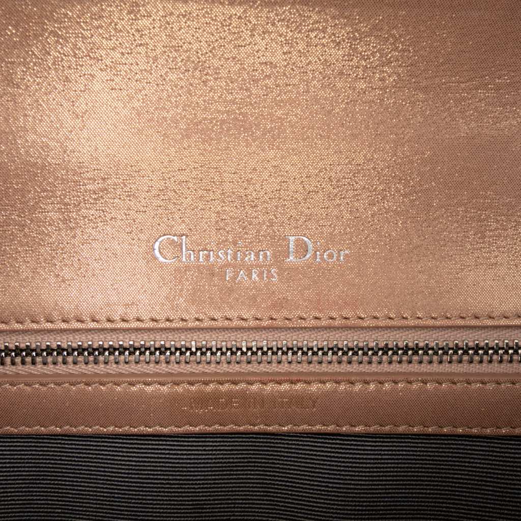 Dior Small Iridescent Lambskin Diorama Flap - 5