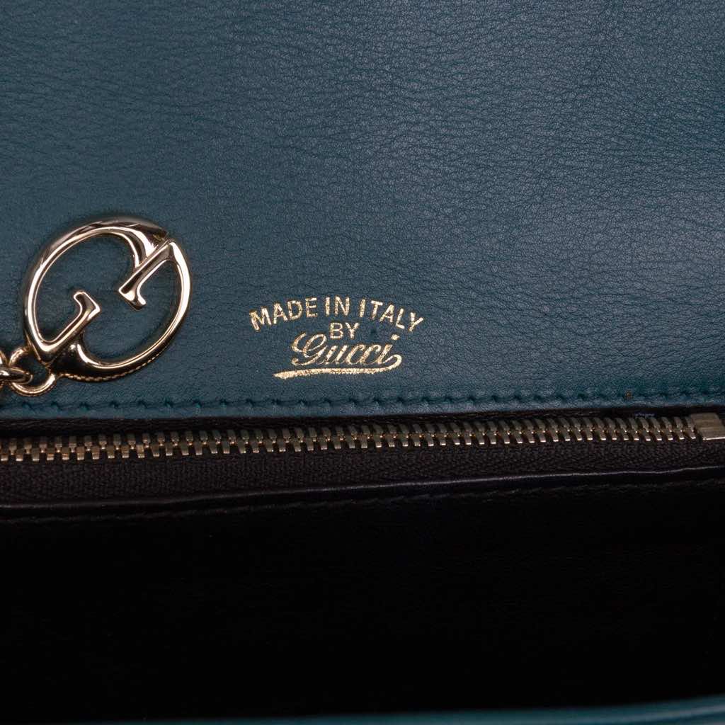 Gucci Nubuck 1973 Flap Handbag - 5