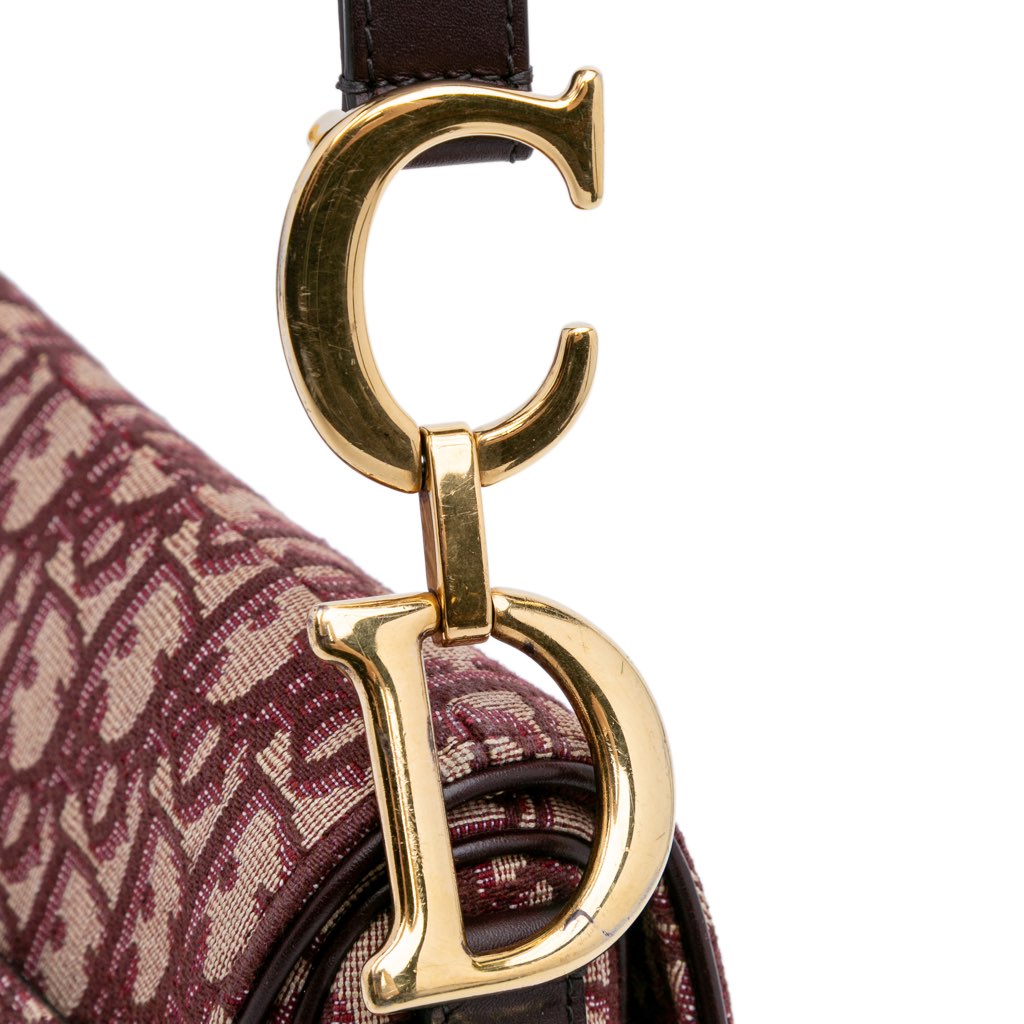 Dior Oblique Canvas Saddle Bag - Detail 2