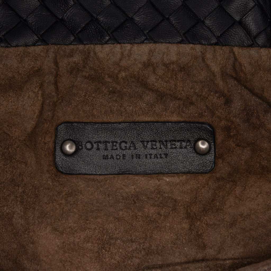 Bottega Veneta Nappa Intrecciato Fold Over Satchel - 5