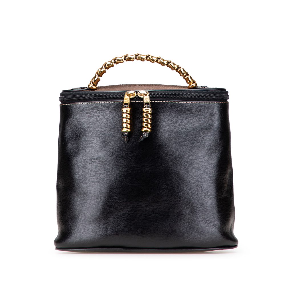 Loewe Leather Velasquez Twist Vanity Bag