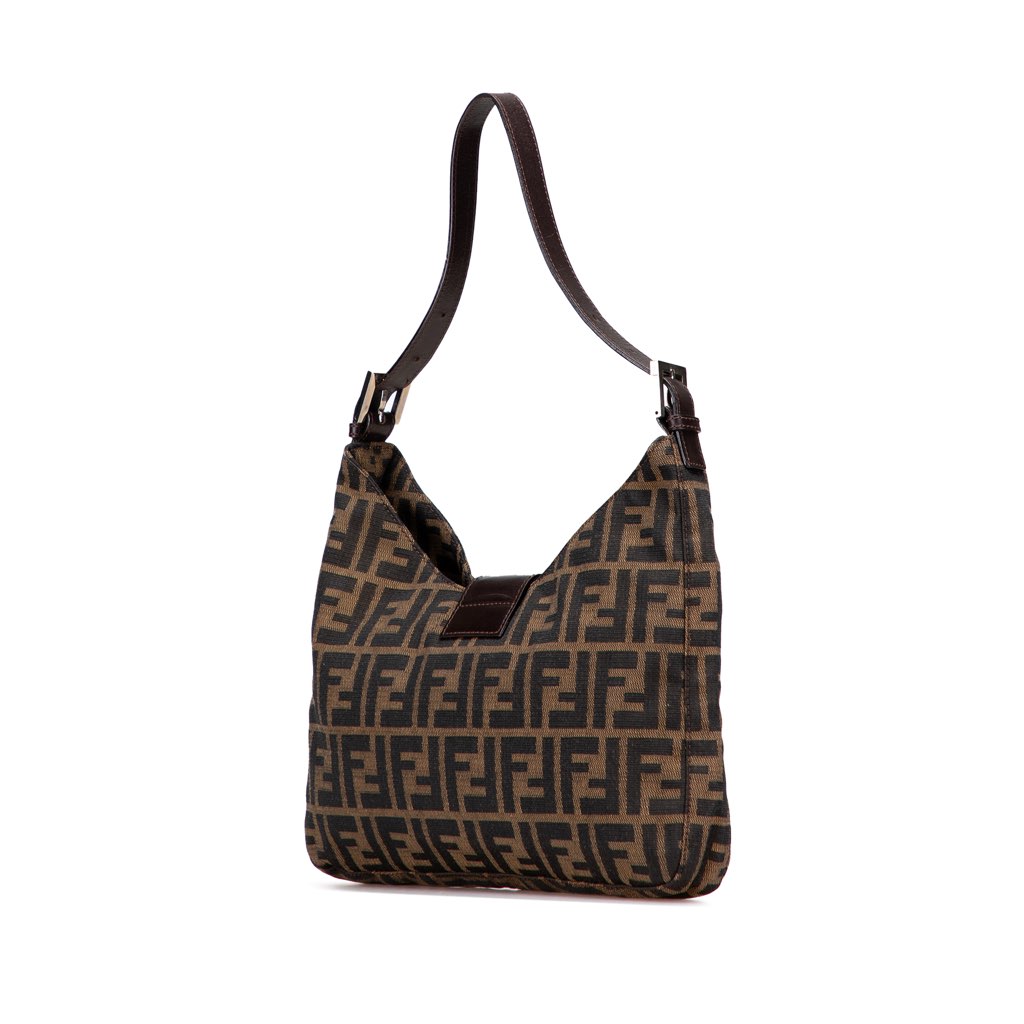 Fendi Zucca Canvas Shoulder Bag - 2