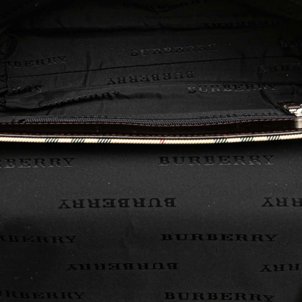 Burberry House Check Canvas Flap Crossbody - 4